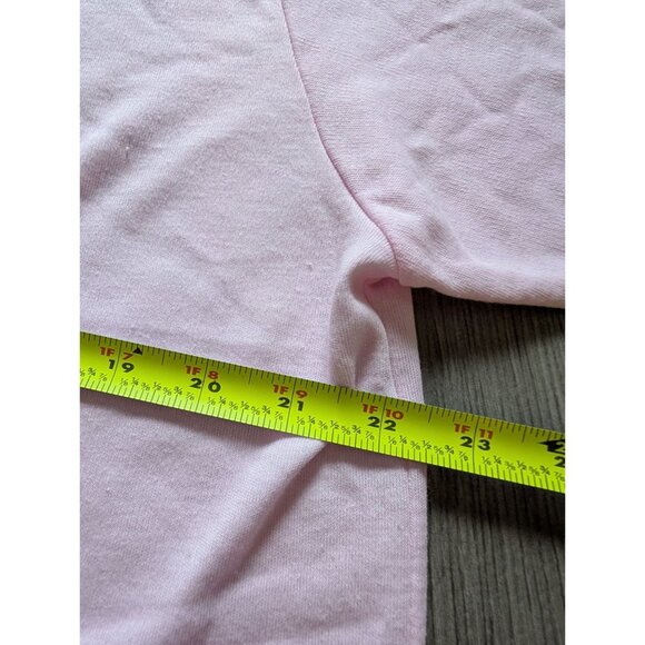 VTG E.M.I. LTD Plus Size 24W Light Pink Long Sleeve Top Floral Embroidery NWT - Picture 8 of 8